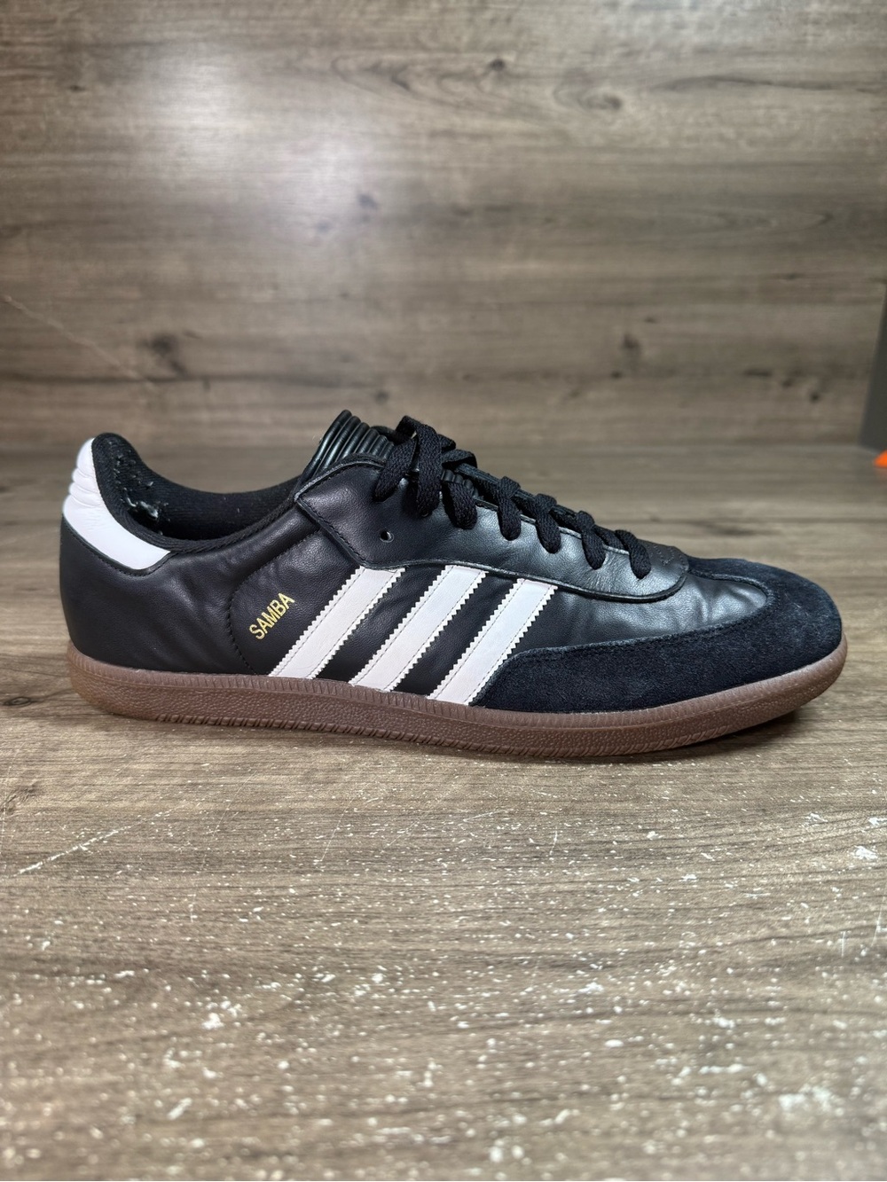 Adidas Original Samba Core Black/Cloud White Mens 034563 Size 13